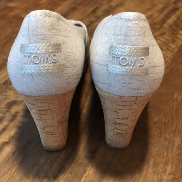 TOMS - WOMENS CLASSIC WEDGE size 7.5 - Picture 4 of 9